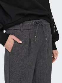 Брюки Only POPTRASH-ELISE EASY MELANGE PA модель 15309862_Dark Grey Melange Фото