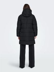 Куртки и дубленки Only CLAIR PUFFER HOOD COAT модель 15323232_Black Фото