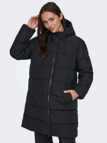 Куртки и дубленки Only CLAIR PUFFER HOOD COAT модель 15323232_Black Фото