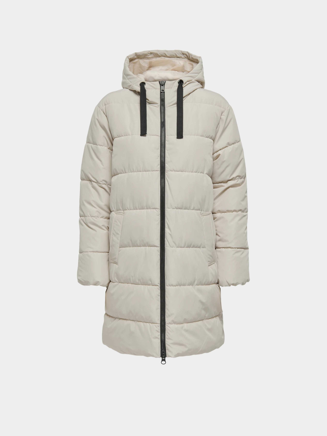 Куртки и дубленки Only CLAIR PUFFER HOOD COAT модель 15323232_Pumice Stone Фото