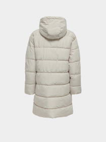 Куртки и дубленки Only CLAIR PUFFER HOOD COAT модель 15323232_Pumice Stone Фото