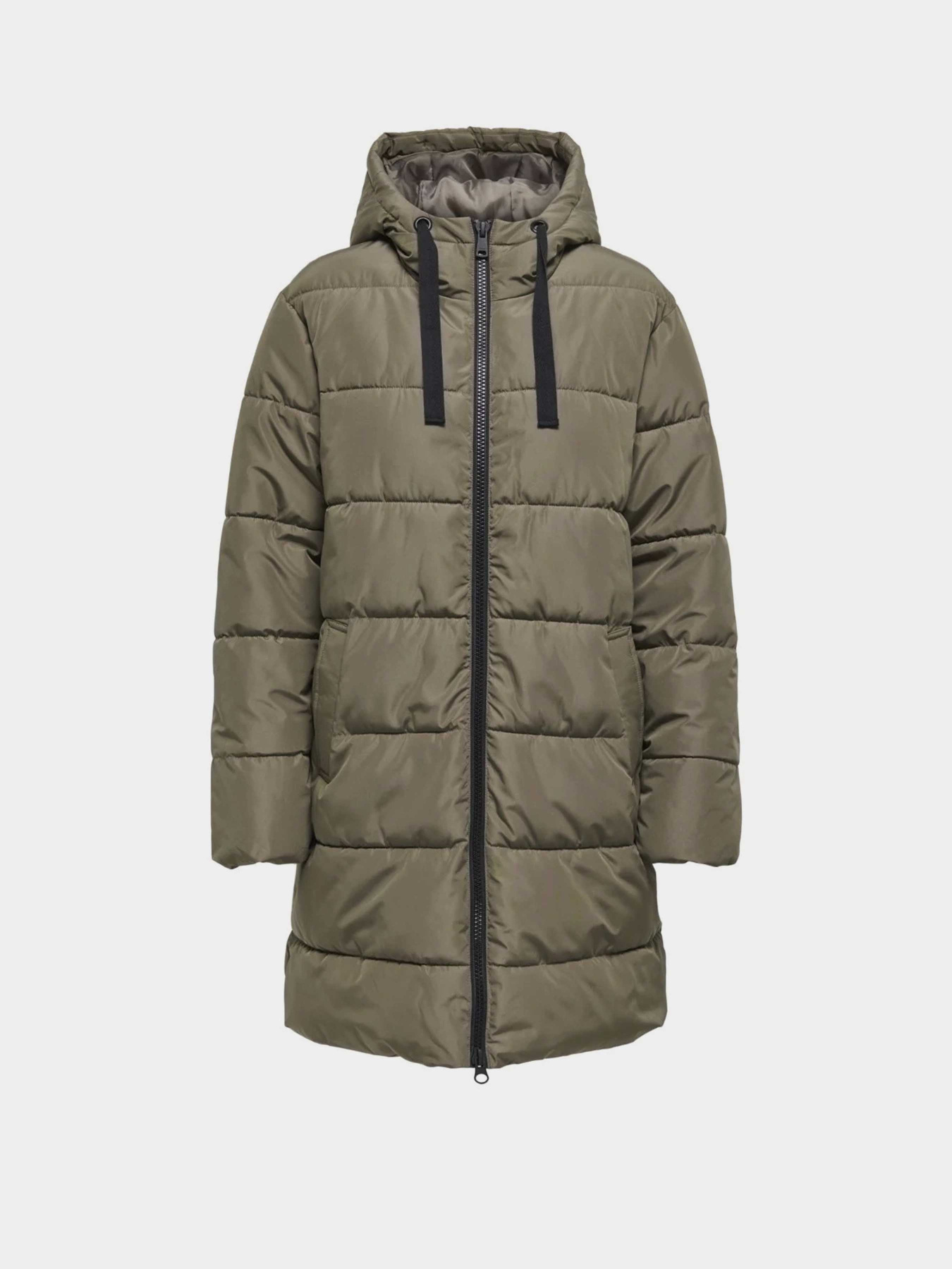 Куртки та дублянки Only CLAIR PUFFER HOOD COAT модель 15323232_Stone Gray Фото