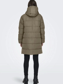 Куртки та дублянки Only CLAIR PUFFER HOOD COAT модель 15323232_Stone Gray Фото