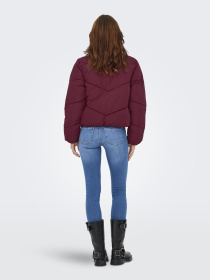 Куртки и дубленки Only MAGGI LIFE SOLID PUFFER модель 15308639_Cabernet Фото