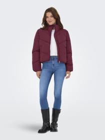 Куртки и дубленки Only MAGGI LIFE SOLID PUFFER модель 15308639_Cabernet Фото
