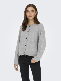 Светри та кардигани Only PIEMONTE L/S CARDIGAN модель 15344118_Light Grey Melange Фото