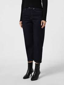 Джинси Only EMILY HW MOM CROP DNM модель 15356761_Dark Blue Denim RINSE Фото