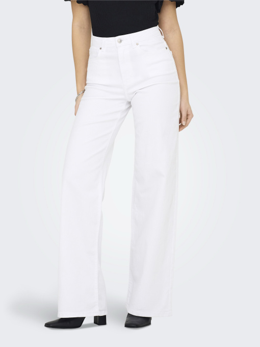 Джинсы Only MADISON BLUSH HW WIDE DNM модель 15310632_White Фото
