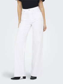 Джинсы Only MADISON BLUSH HW WIDE DNM модель 15310632_White Фото