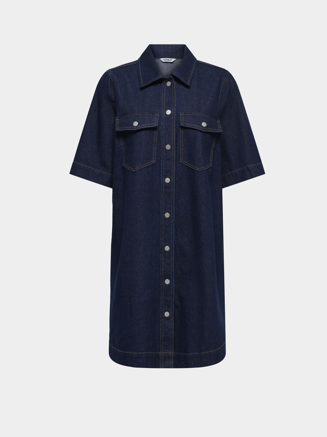 Сукні Only BELLE S/S BUTTON DRESS модель 15324384_Dark Blue Denim Фото