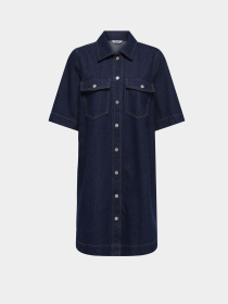 Сукні Only BELLE S/S BUTTON DRESS модель 15324384_Dark Blue Denim Фото