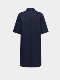 Сукні Only BELLE S/S BUTTON DRESS модель 15324384_Dark Blue Denim Фото