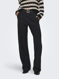 Штани Only POPTRASH LIFE MW STRAIGHT PNT модель 15341829_Black Фото