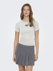 Футболки и поло Only ELVA JUNE EMB S/S TEE JRS модель 15342939_White TEDDY BEAR Фото