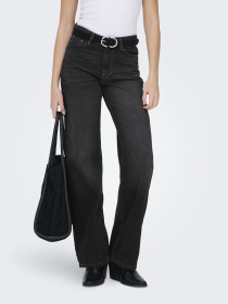 Джинсы Only MADDIE-O HW WIDE DNM модель 15346244_Washed Black Фото