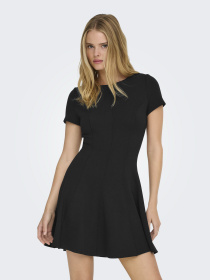 Платья Only KENYA S/S FLARED DRESS модель 15370506_Black Фото