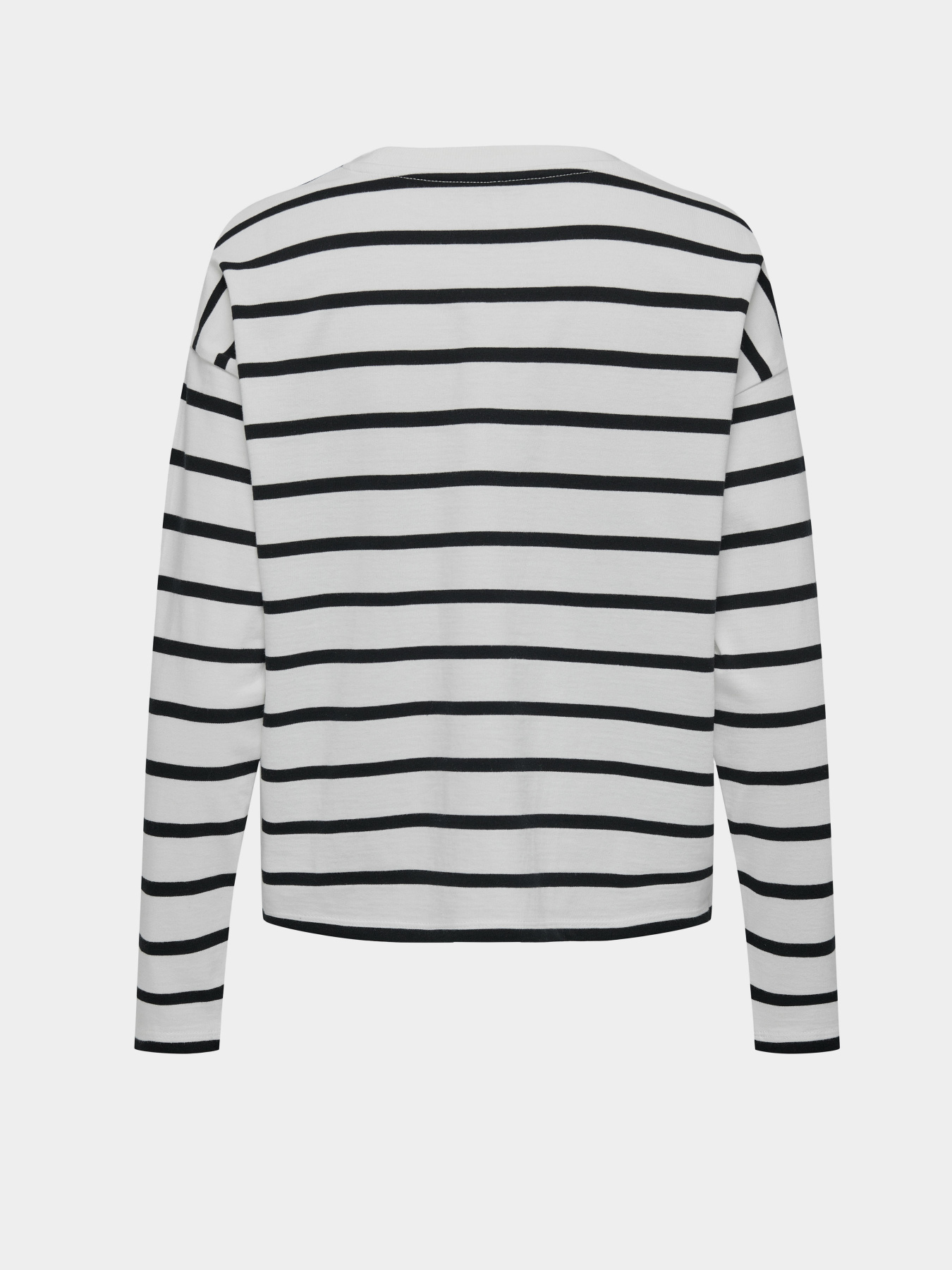 Худі та світшоти Only SOPH L/S STRIPE TOP модель 15310399_Cloud Dancer Black Фото