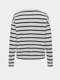 Худі та світшоти Only SOPH L/S STRIPE TOP модель 15310399_Cloud Dancer Black Фото