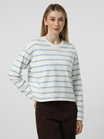 Худи и свитшоты Only SOPH L/S STRIPE TOP модель 15310399_Cloud Dancer Soft chambray Фото