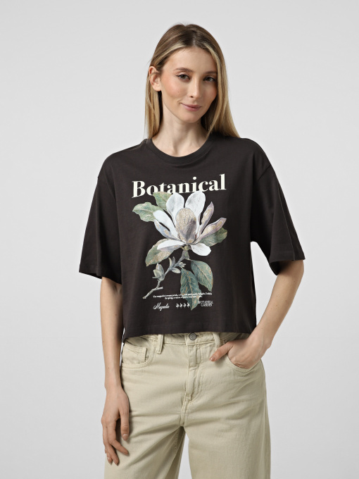 Футболки и поло Only FLEUR S/S TOP модель 15368898_Phantom Nude flower Фото