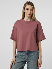 Футболки и поло Only FLEUR S/S TOP модель 15368898_Rose Brown Nude flower bac Фото