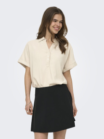 Сорочки Only ARIS LIFE CAP SLEEVE SHIRT модель 15364279_Pumice Stone Фото