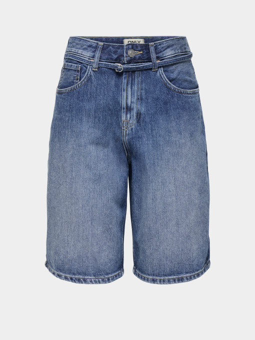 Шорти Only TAYLOR HW BARREL BELT SHORTS модель 15370661_Light Blue Denim Фото