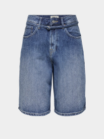 Шорти Only TAYLOR HW BARREL BELT SHORTS модель 15370661_Light Blue Denim Фото