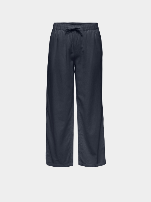 Брюки Only GOA MW LIN BL PULL-UP CULOTTE модель 15371419_Navy Blazer Фото
