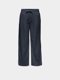 Брюки Only GOA MW LIN BL PULL-UP CULOTTE модель 15371419_Navy Blazer Фото
