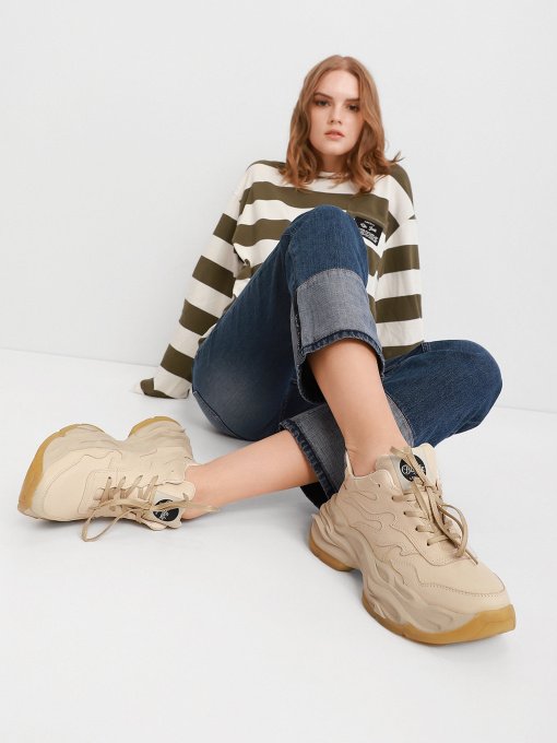Кросівки Buffalo модель 1530234-cream Фото