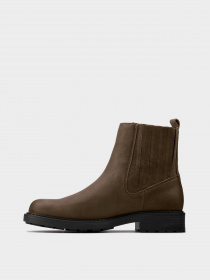 Черевики та чоботи Clarks Orinoco2 Mid Taupe Oily Lea модель 26167963 Фото