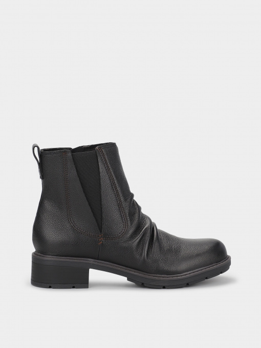Черевики та чоботи Clarks Hearth Rose Black Leather модель 26174243 Фото