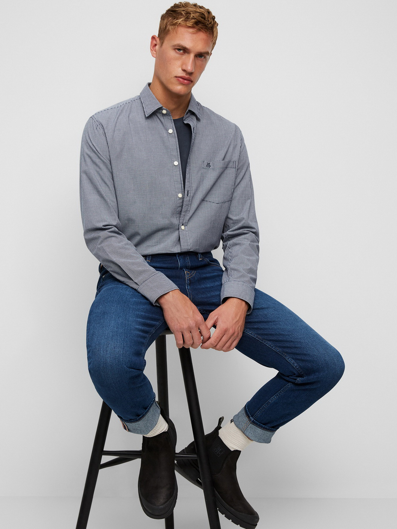 Сорочки Marc O’Polo модель 128745142322-B81 Сорочки Marc O’Polo модель 128745142322-B81 Фото