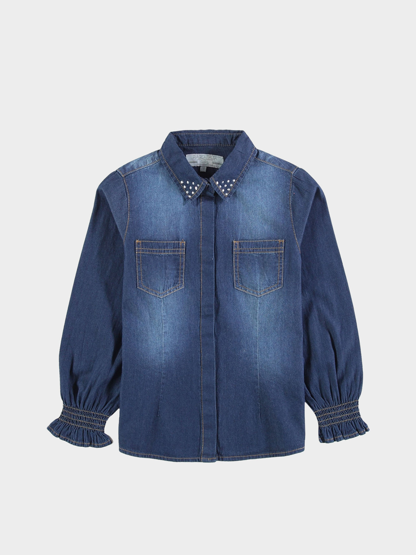 Рубашки Piazza Italia модель 04469_dark denim Фото