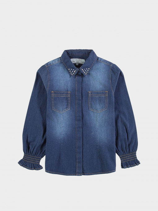 Рубашки Piazza Italia модель 04469_dark denim Фото