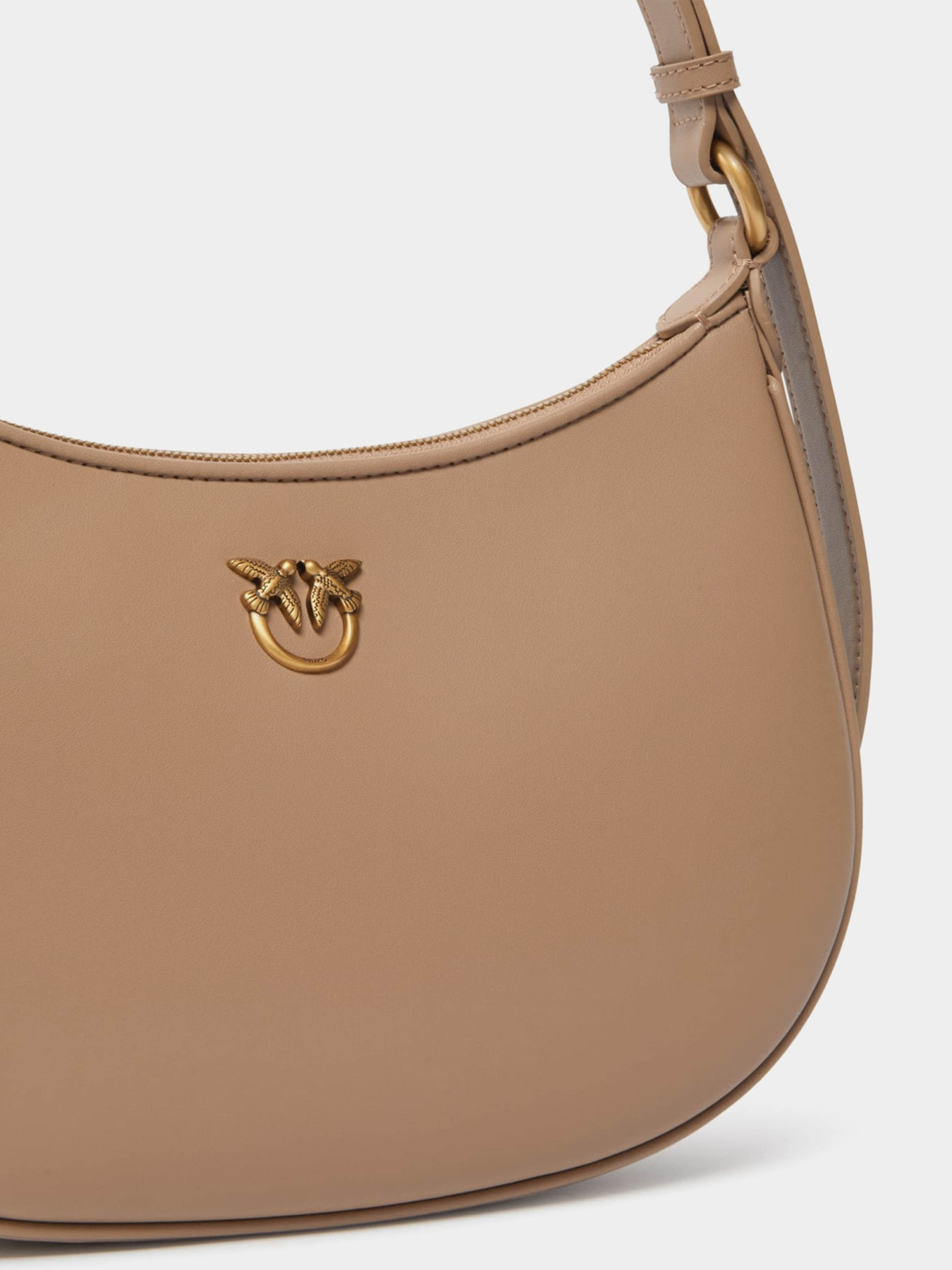 Сумки PINKO Half Moon Mini Fl Vitello Seta модель 102790-A0F1 D01Q Фото