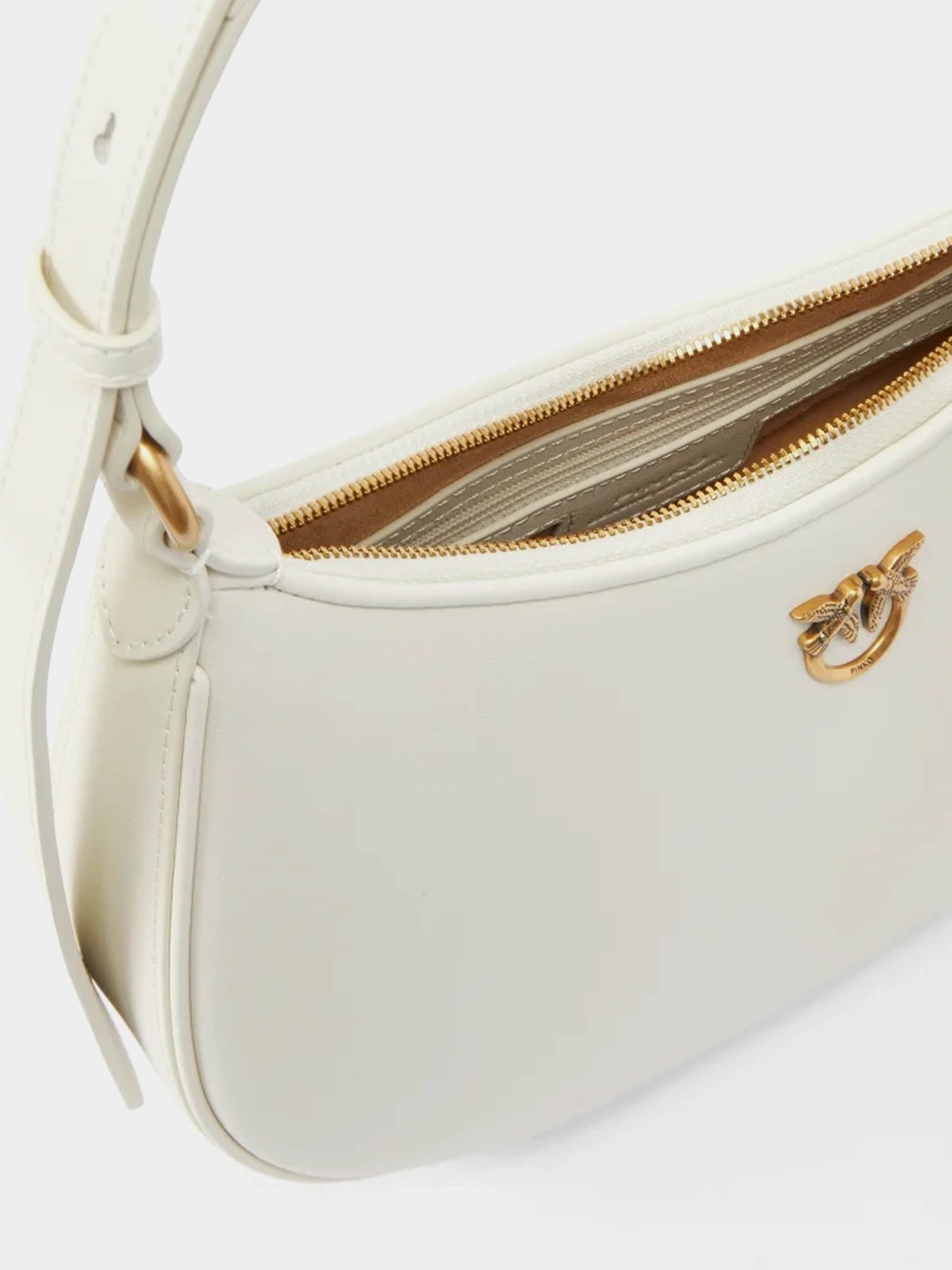 Сумки PINKO Half Moon Mini Fl Vitello Seta модель 102790-A0F1 Z14Q Фото