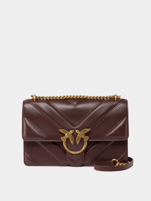 Сумки PINKO Love One Classic Light Dc Intarsio Nappa + Suede + Seta модель 104549-A26Z W36Q Фото