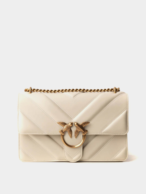Сумки PINKO Love One Classic Light Dc Intarsio Nappa + Suede + Seta модель 104549-A26Z Z14Q Фото