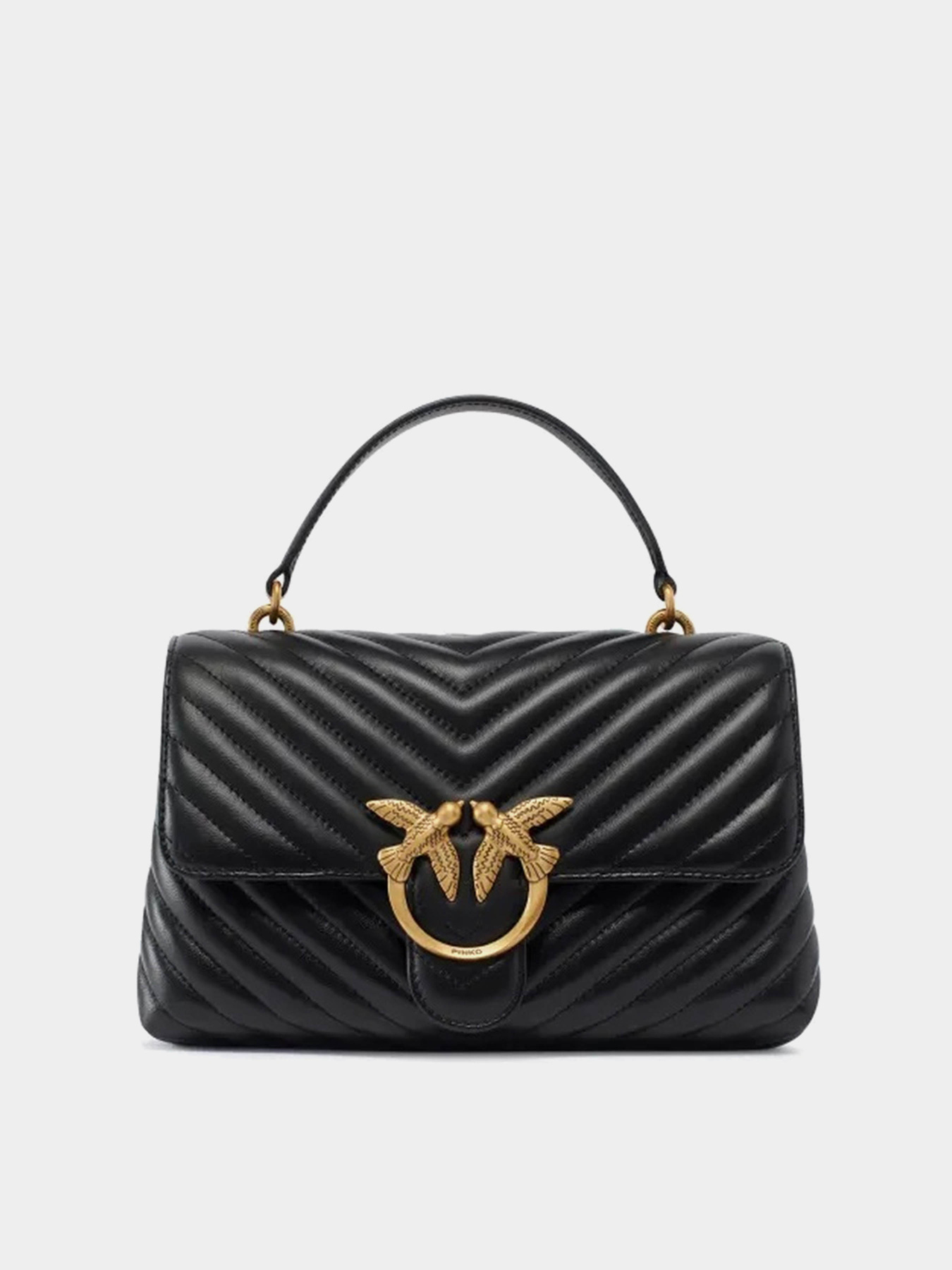 Сумки PINKO Love Lady Puff Classic Cl  Sheep Nappa Chevron модель 100043-A0GK Z99Q Фото