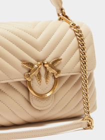 Сумки PINKO Love Lady Puff Classic Cl Sheep Nappa Chevron модель 100044-A0GK C50Q Фото