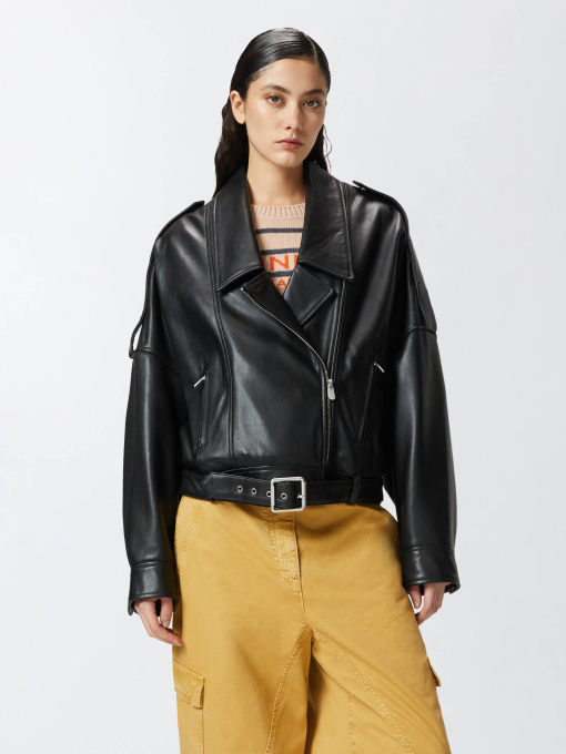 Куртки та дублянки PINKO Confine Chiodo модель 104877-A21L Z99 Фото