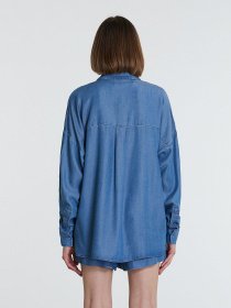 Сорочки Piazza Italia модель 43704_denim Фото