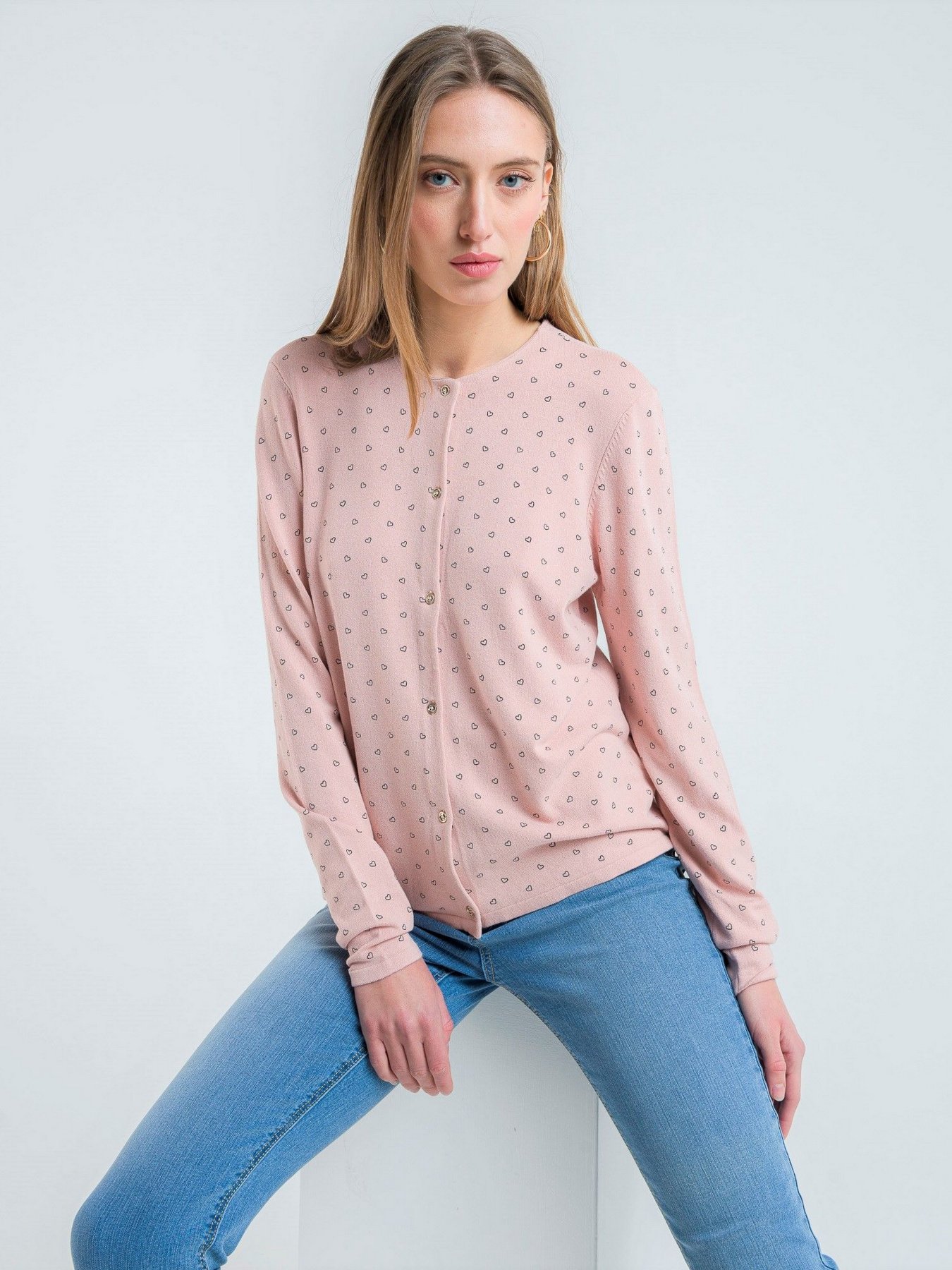 Светри та кардигани Piazza Italia модель 06414_pale pink Светри та кардигани Piazza Italia модель 06414_pale pink Фото