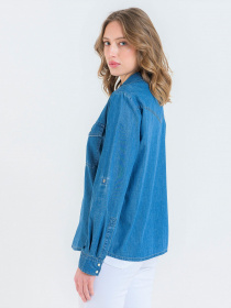 Сорочки Piazza Italia модель 53865_Denim Фото