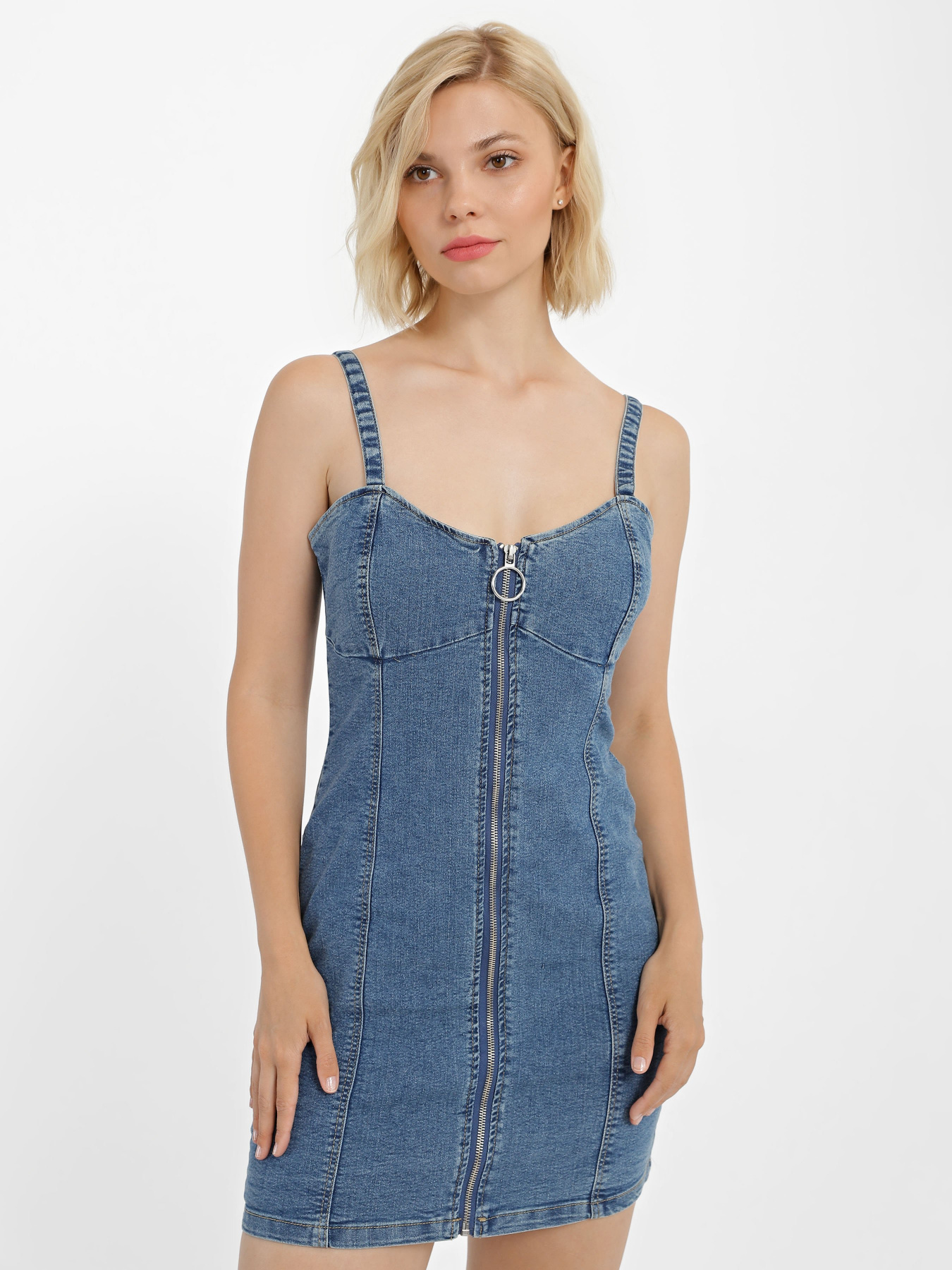 Платья Piazza Italia модель 06739_Denim Фото
