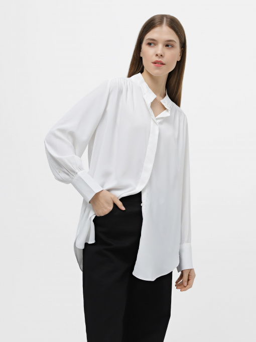Рубашки Piazza Italia модель 06631_milk Фото