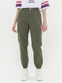 Штани Piazza Italia модель 06646_military green Фото