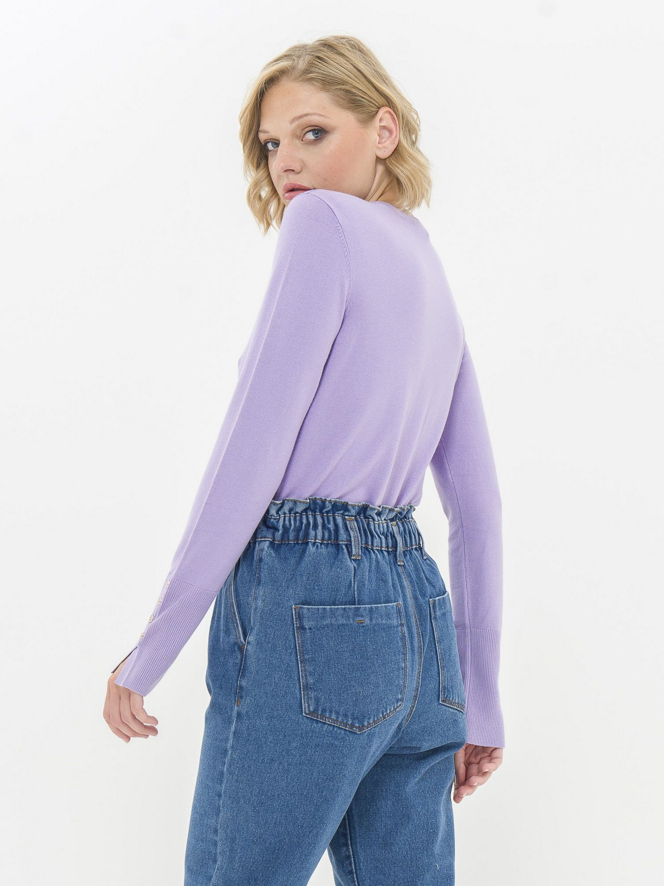 Свитры и кардиганы Piazza Italia модель 06892_lilac Фото